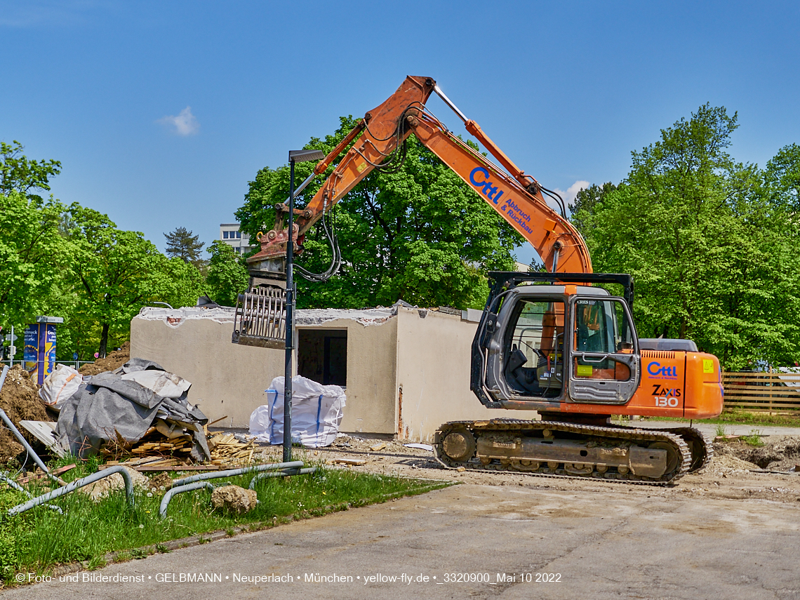 10.05.2022 - Baustelle am Haus für Kinder in Neuperlach